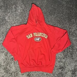 Women San‎ Francisco 49ers hooded sweatshirt size medium